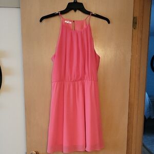Maurices Vibrant Pink Casual Dress